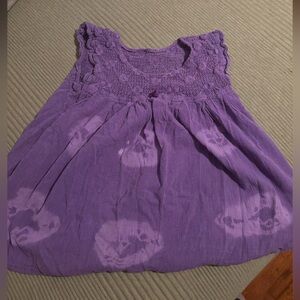 Purple Sleeveless Top